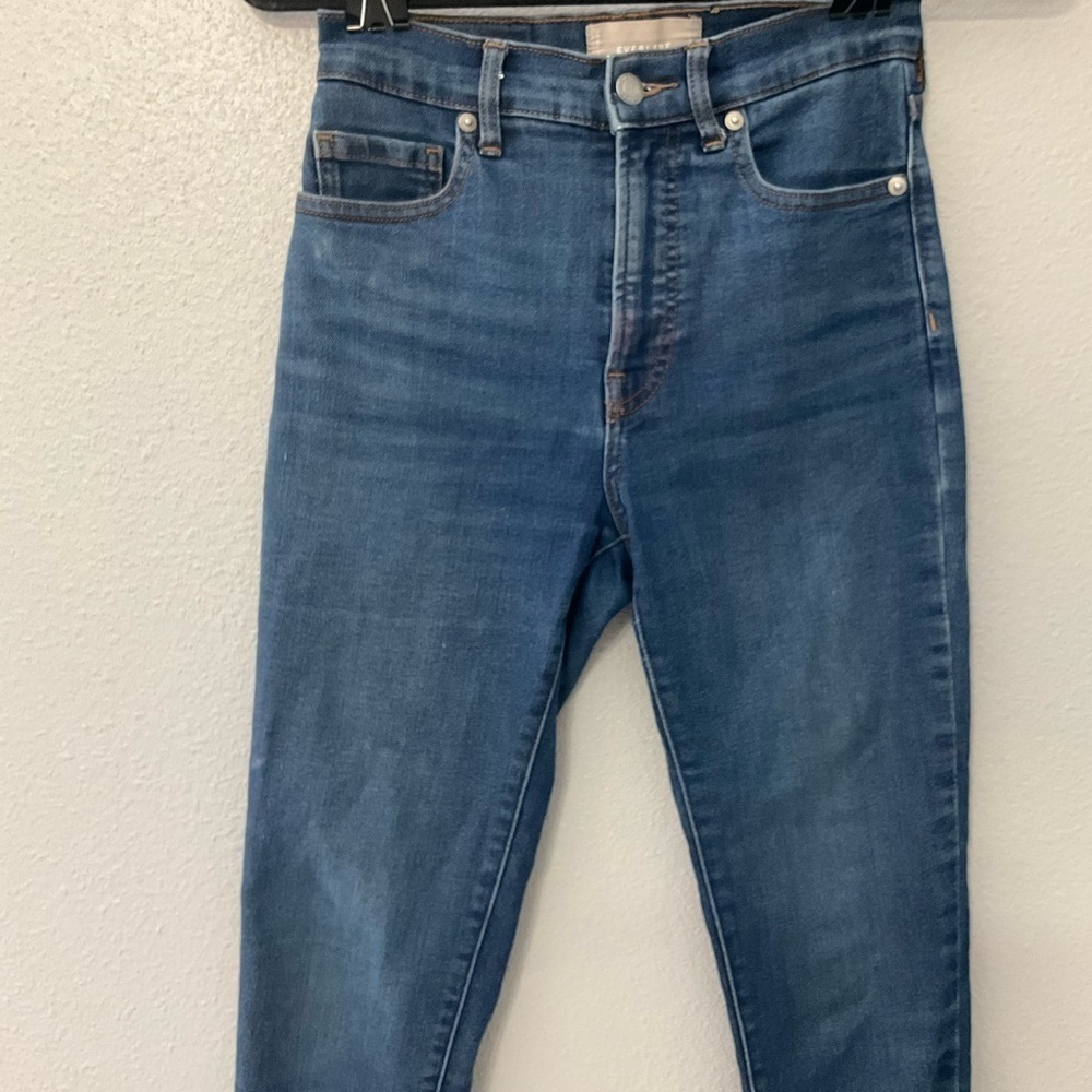 Everlane high rise skinny jeans blue size 24 - Picture 3 of 10